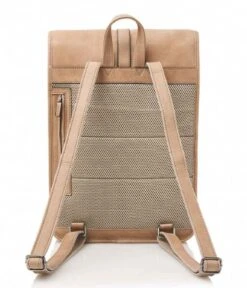 Laptop Backpack 15.6 Inch Tablet Beige -Beroemde Bagage Winkel 729575 be 3 600