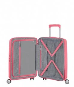American Tourister Soundbox Spinner 55/20 Tsa Expandable Sun Kissed Coral -Beroemde Bagage Winkel 88472 A039 5 600