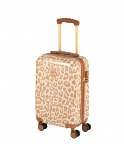 Animal Print Small 55cm Creme Panter -Beroemde Bagage Winkel AnimalPrintSmall Cremepanter 2 600