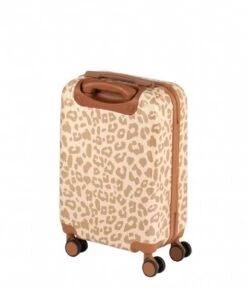 Animal Print Small 55cm Creme Panter -Beroemde Bagage Winkel AnimalPrintSmall Cremepanter 4 600