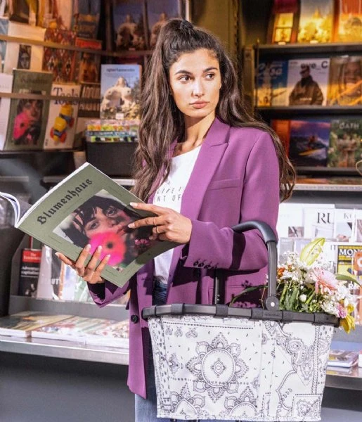 Reisenthel Carrybag Frame Bandana White 4 Reisenthel Carrybag Frame Bandana White - Afbeelding 2