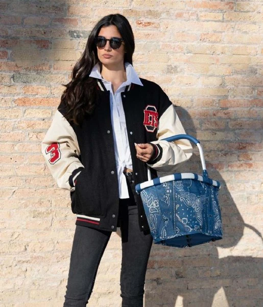 Reisenthel Carrybag Frame Bandana Blue 4 Reisenthel Carrybag Frame Bandana Blue - Afbeelding 2