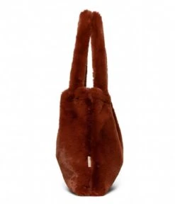 Faux Fur Mom Bag Cacao -Beroemde Bagage Winkel Cacao fauxfurmombag 4 600