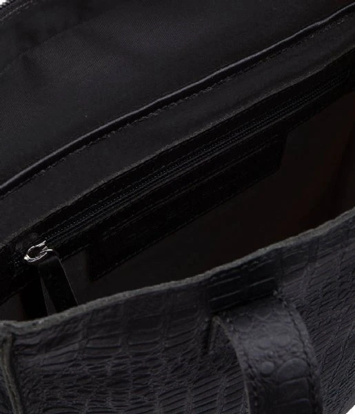 Cowboysbag Laptop Bag Buckley 13 Inch Croco Black 7 Cowboysbag Laptop Bag Buckley 13 Inch Croco Black - Afbeelding 5