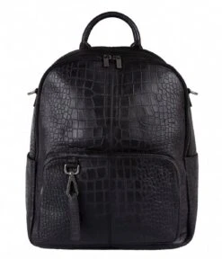 Cowboysbag Diaper Bag Huyton Croco Black