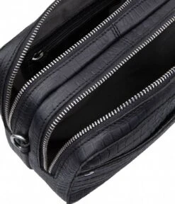 Cowboysbag Bag Betley Croco Black -Beroemde Bagage Winkel Cowboysbag 3302 bagBetley crocoblack 4 2 600