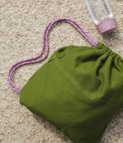 Jersey Gym Bag Dark Green -Beroemde Bagage Winkel Green jersey gymbag 5 600