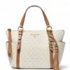 Michael Kors Sullivan Small Convertible Top Zip Tote Vanilla Acorn -Beroemde Bagage Winkel Michael Kors 30T0GNXT1B 149 1 600