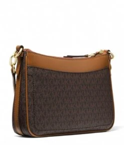 Michael Kors Jet Set Medium Top Zip Pochette Brown Acorn -Beroemde Bagage Winkel Michael Kors 32S1GT9C8B 252 3 600