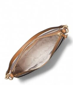 Michael Kors Jet Set Medium Top Zip Pochette Brown Acorn -Beroemde Bagage Winkel Michael Kors 32S1GT9C8B 252 4 600