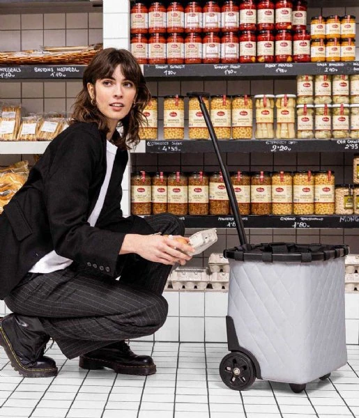 Reisenthel Carrycruiser Frame Rhombus Light Grey 4 Reisenthel Carrycruiser Frame Rhombus Light Grey - Afbeelding 2