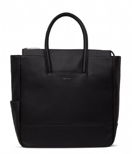 Matt & Nat Percio Purity Diaper Bag Black 3 Matt & Nat Percio Purity Diaper Bag Black