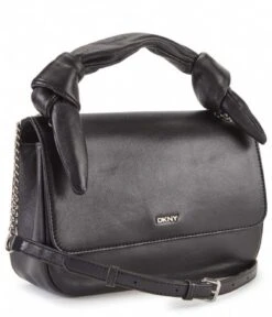 DKNY Sophie Large Flap Shoulder Black Silver -Beroemde Bagage Winkel R213BR19 BLK 2 600