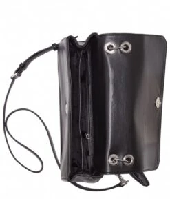 DKNY Sophie Large Flap Shoulder Black Silver -Beroemde Bagage Winkel R213BR19 BLK 3 600