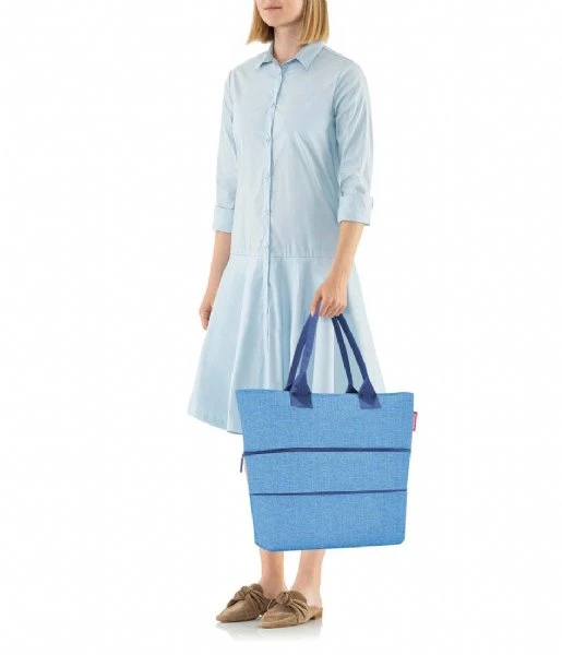 Reisenthel Shopper E1 Twist Azure 4 Reisenthel Shopper E1 Twist Azure - Afbeelding 2
