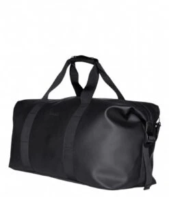 Rains Weekend Bag Large Black -Beroemde Bagage Winkel Rains 13230 01 4 600
