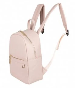 Backpack Kiwi Blush Pink -Beroemde Bagage Winkel TheLittleGreenBag Kiwi rugzak blushpink backpack side 600