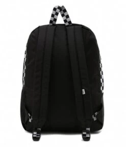 Vans Street Sport Realm Backpack Black White Checkerboard -Beroemde Bagage Winkel VN0A49ZJ56M1 black 3 600