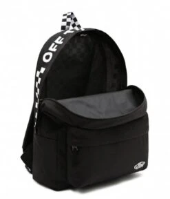 Vans Street Sport Realm Backpack Black White Checkerboard -Beroemde Bagage Winkel VN0A49ZJ56M1 black 4 600