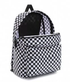 Vans Old Skool Check Backpack Black/White -Beroemde Bagage Winkel Vans VN0A5KHRY281 3 600