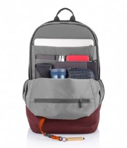 XD Design Bobby Soft Anti Theft Backpack 15.6 Inch Red -Beroemde Bagage Winkel XD Design Bobby Soft Anti Theft Red 4 600
