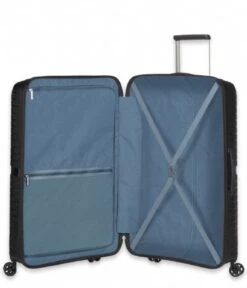 American Tourister Airconic Spinner 77/28 Onyx Black -Beroemde Bagage Winkel american tourister 128188 spinner 7728 tsa 581 5 600