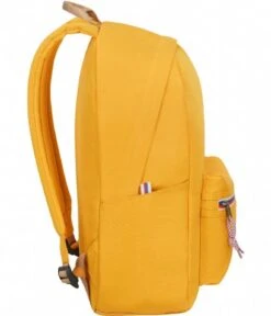 American Tourister Upbeat Backpack Zip Yellow -Beroemde Bagage Winkel american tourister 129578 upbeat backpack zip geel side 2 600