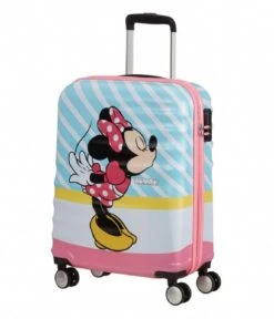 American Tourister Wavebreaker Disney Spinner 55/20 Minnie Pink Kiss -Beroemde Bagage Winkel american tourister 85667 wavebreaker disney spinner 55 20 minnie pink kiss 8623 2 600