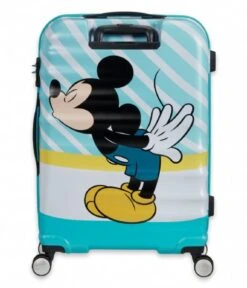 American Tourister Wavebreaker Disney Spinner 67/24 Mickey Blue Kiss -Beroemde Bagage Winkel american tourister 85670 wavebreaker disney spinner 67 20 mickey blue kiss 8624 4 600