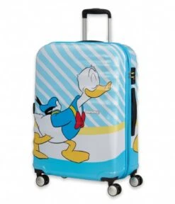 American Tourister Wavebreaker Disney Spinner 67/24 Donald Blue Kiss -Beroemde Bagage Winkel american tourister 85670 wavebreaker disney spinner 67 24 donald blue kiss 8661 2 600