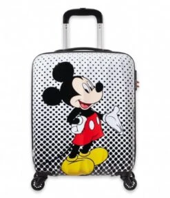 American Tourister Disney Legends Spinner 55/20 Alfatwist 2.0 Mickey Mouse Polka Dot