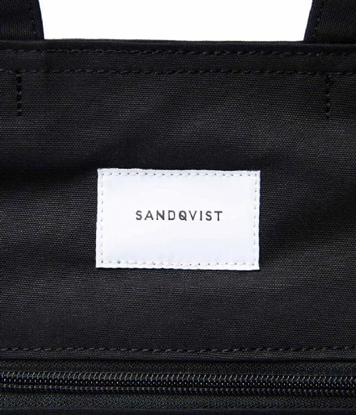 Sandqvist Backpack Tony 13 Inch Black 6 Sandqvist Backpack Tony 13 Inch Black - Afbeelding 4
