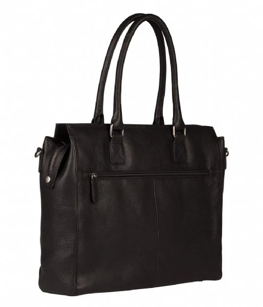 Burkely Antique Avery Laptopbag 1-Zip 15.6 Inch Zwart 6 Burkely Antique Avery Laptopbag 1-Zip 15.6 Inch Zwart - Afbeelding 4