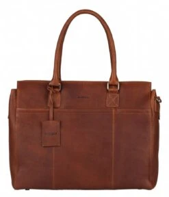 Burkely Antique Avery Laptopbag 1-Zip 15.6 Inch Cognac