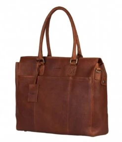 Burkely Antique Avery Laptopbag 1-Zip 15.6 Inch Cognac -Beroemde Bagage Winkel burkely 800700056 burkely antique avery laptopbag 1zip 156 inch cognac side 600