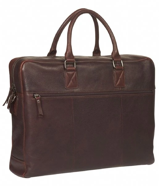 BURKELY Antique Avery Laptopbag 17 Inch Bruin 6 BURKELY Antique Avery Laptopbag 17 Inch Bruin - Afbeelding 4