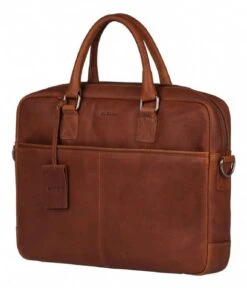 BURKELY Antique Avery Laptopbag Uni 15.6 Inch Cognac -Beroemde Bagage Winkel burkely 8007409 56 antique avery laptopbag uni 15 6 cognac 3 600