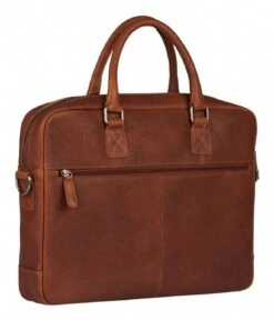 BURKELY Antique Avery Laptopbag Uni 15.6 Inch Cognac -Beroemde Bagage Winkel burkely 8007409 56 antique avery laptopbag uni 15 6 cognac 4 600