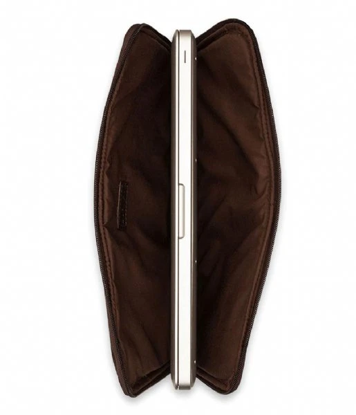 BURKELY Antique Avery Laptopsleeve 13.3 Inch Bruin 6 BURKELY Antique Avery Laptopsleeve 13.3 Inch Bruin - Afbeelding 4
