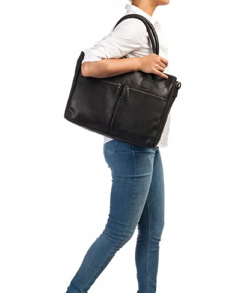 BURKELY Vintage Valerie Laptopbag 15.6 Inch Zwart 4 BURKELY Vintage Valerie Laptopbag 15.6 Inch Zwart - Afbeelding 2