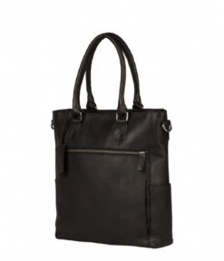 Burkely Antique Avery Shopper 13.3 Inch Zwart 10 Burkely Antique Avery Shopper 13.3 Inch Zwart -Beroemde Bagage Winkel burkely antique avery shopper 13.3 shoppers zwart 8005217.56 10 side 600