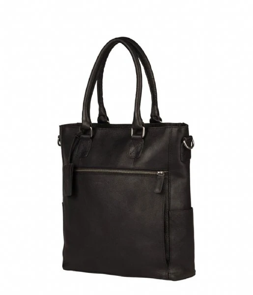 Burkely Antique Avery Shopper 13.3 Inch Zwart 5 Burkely Antique Avery Shopper 13.3 Inch Zwart - Afbeelding 3