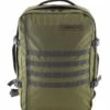 Military Cabin Backpack 44 L 15 Inch Military Green -Beroemde Bagage Winkel cabinzero CZ0914 Military Cabin Backpack 44 L military green front 600