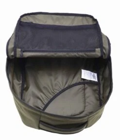 Military Cabin Backpack 36 L 17 Inch Military Green -Beroemde Bagage Winkel cabinzero CZ1814 Military Cabin Backpack 36 L military green inside 600