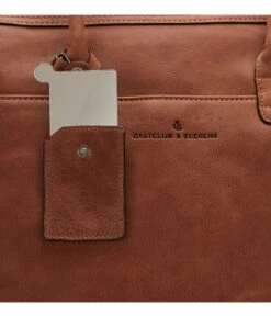 Carisma Laptop Shoulderbag 15.6 Inch Cognac -Beroemde Bagage Winkel castelijn beerens bag carisma laptop shoulderbag cognac 729761 detail 600