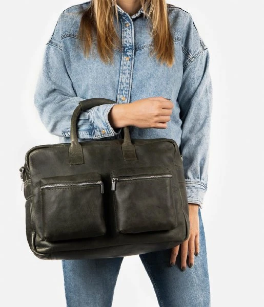 Cowboysbag The College Bag 15.6 Dark Green 4 Cowboysbag The College Bag 15.6 Dark Green - Afbeelding 2