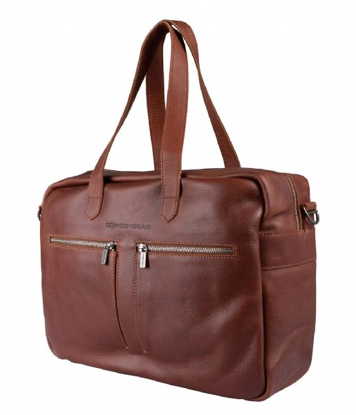 Cowboysbag Laptop Bag Marbury 15.6 Inch Cognac 5 Cowboysbag Laptop Bag Marbury 15.6 Inch Cognac - Afbeelding 3