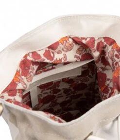 Cowboysbag Mini Bucket YinYang X Dappermaentje White -Beroemde Bagage Winkel cowboysbag 3332 YinYang bucketbagmini white 5 600