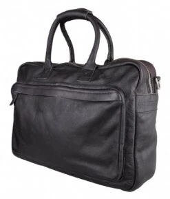 Cowboysbag Laptopbag Hacklet 15.6 Inch Black -Beroemde Bagage Winkel cowboysbag baghacklet black side 600