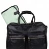 Cowboysbag The Diaper Bag Mint Inside Black & Mint Inside -Beroemde Bagage Winkel cowboysbag diaper bag black mint inside 1030 100 front 600
